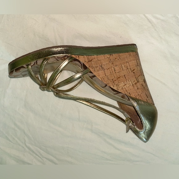 Coach wedges, lightly worn, size 11 - Picture 4 of 4